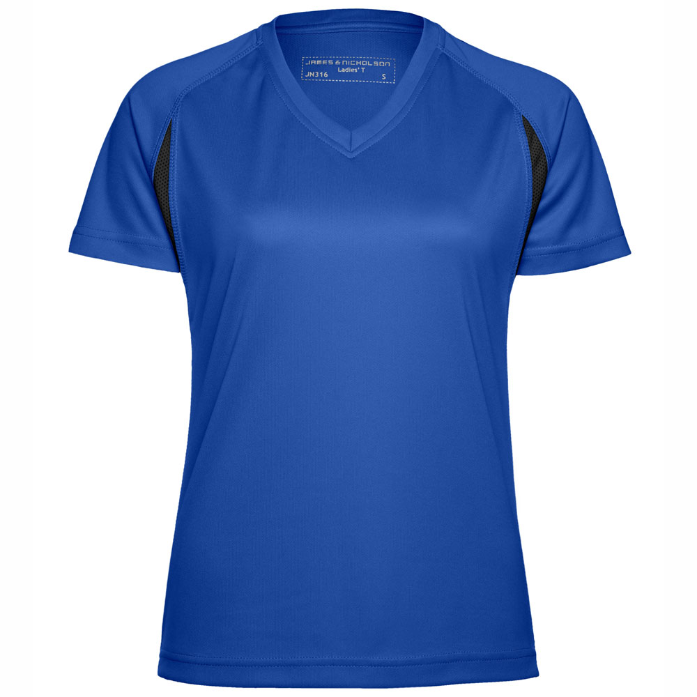 Frauen TOPCOOL® Laufshirt mit V-Ausschnitt