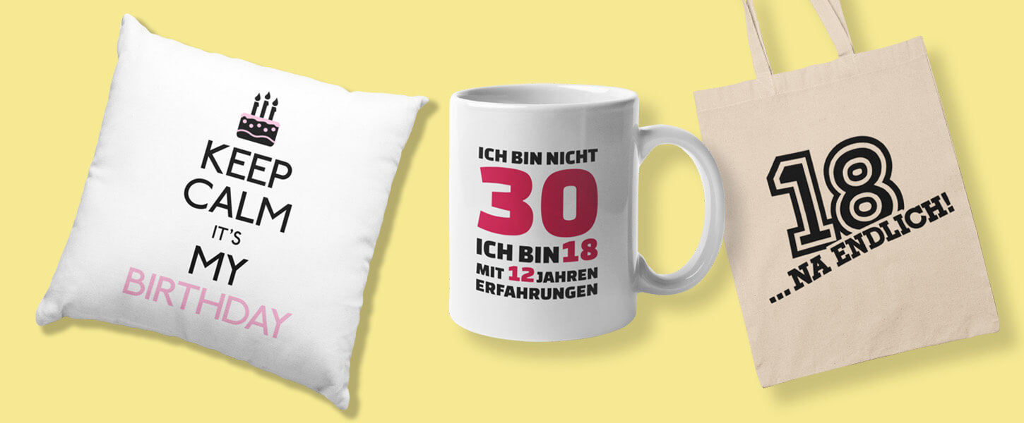 Individuelle Geschenke zum Geburtstag