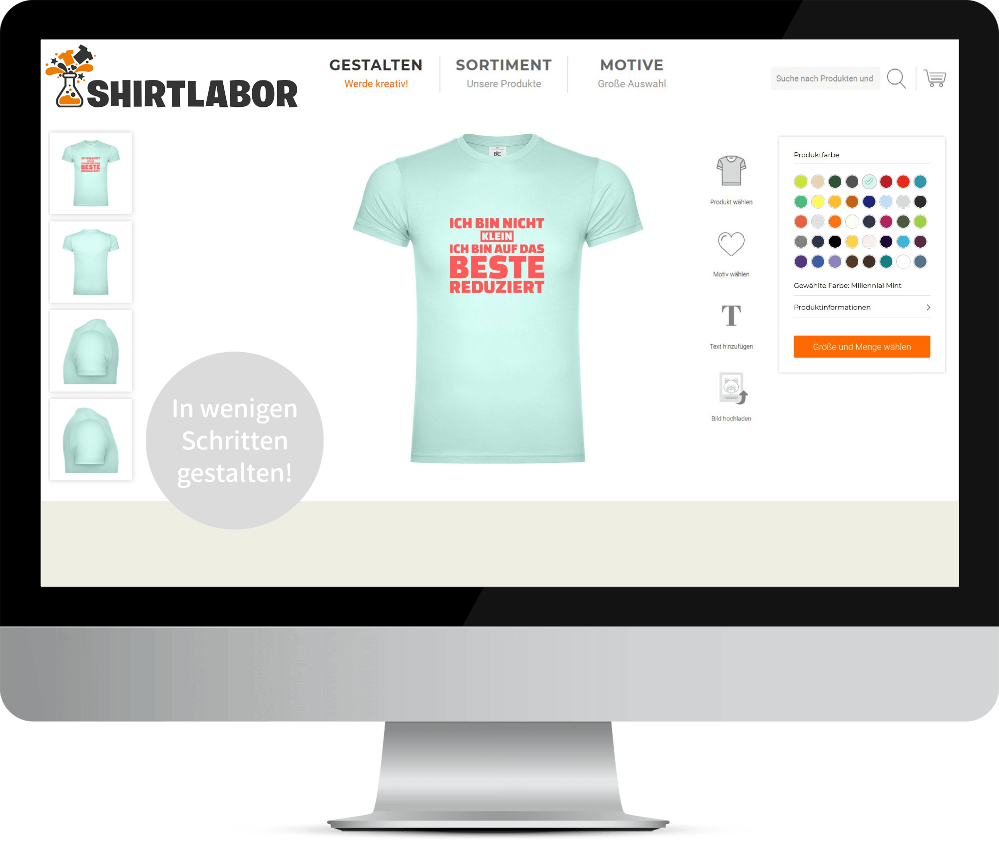 Jetzt T-Shirts gestalten Wie kann man T-Shirts selbst gestalten - Wähle Dein T-Shirt zum Bedrucken