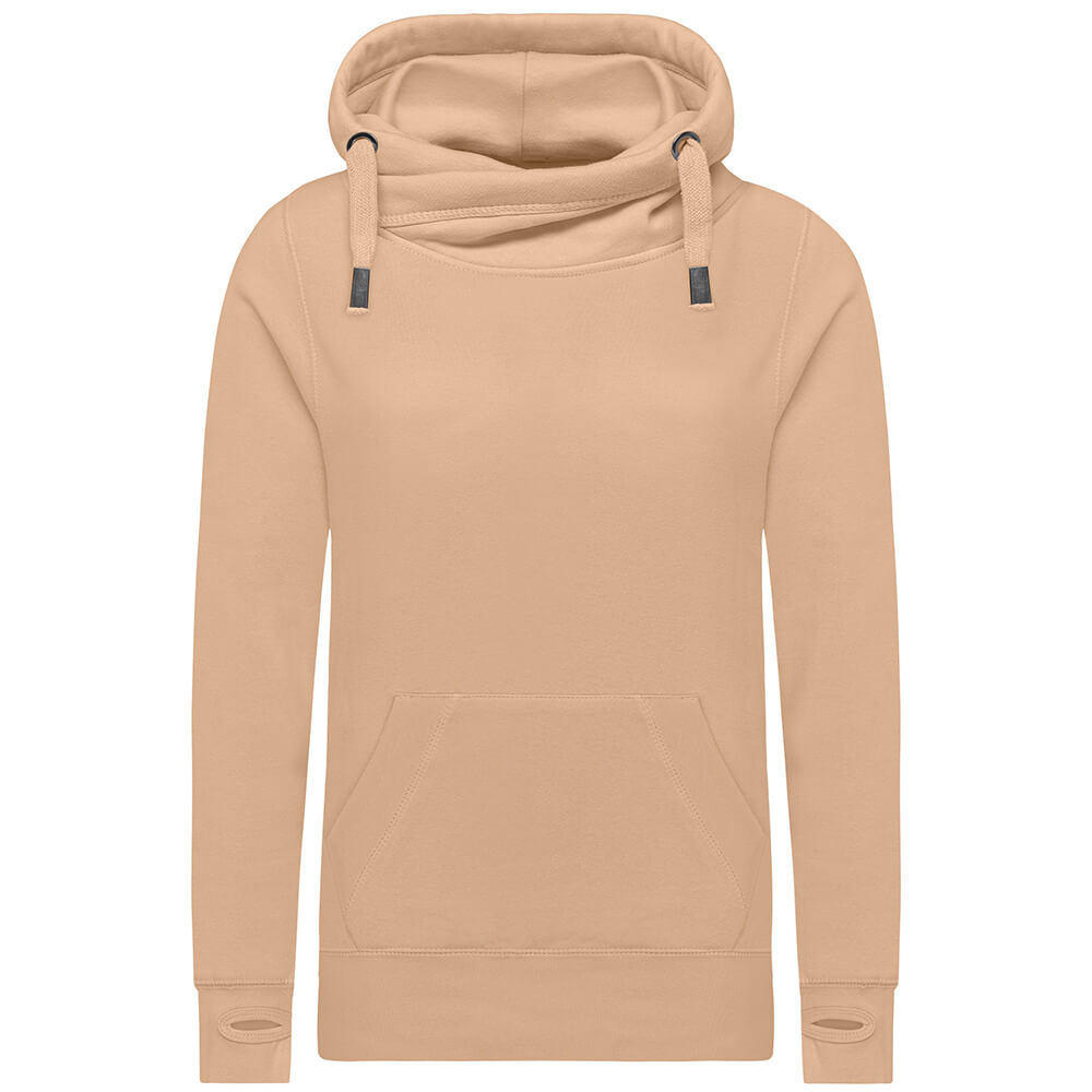 Unisex Cross-Over Kapuzenpullover