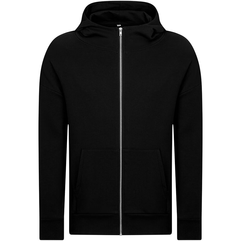 Schwere Oversize Unisex Kapuzen-Sweatjacke - Influence