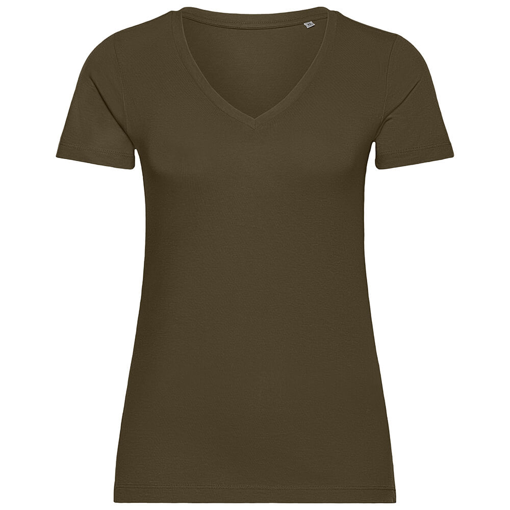 Frauen Bio T-Shirt mit V-Ausschnitt Inspire