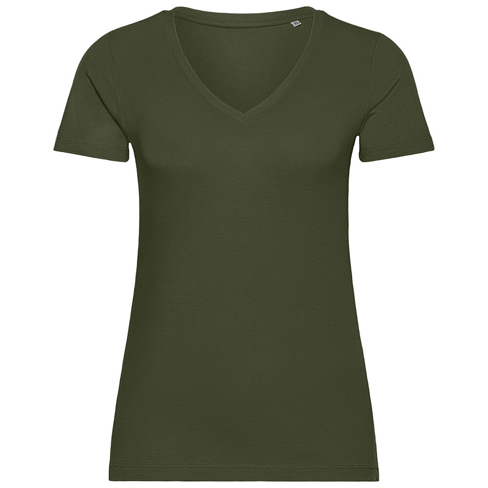 Frauen Bio T-Shirt mit V-Ausschnitt Inspire