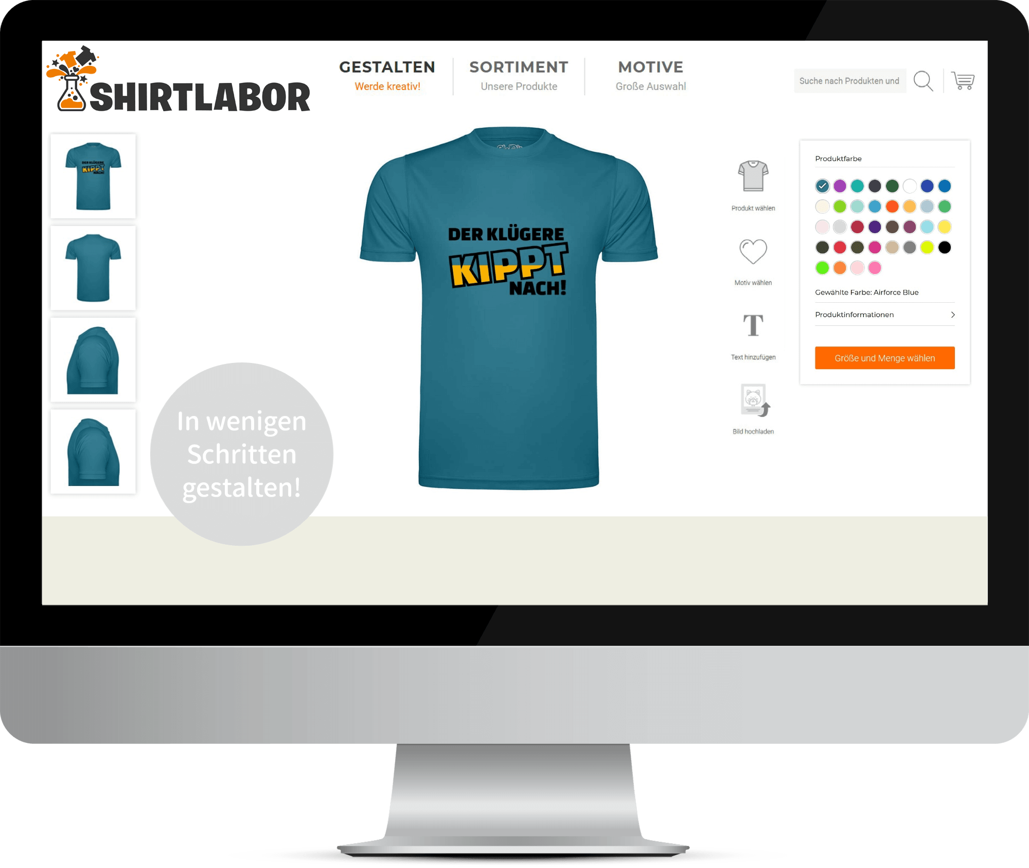 Alle Produkte anzeigen Wie kann man Textilien mit Textildruck selbst gestalten - Wähle Deine Textilien mit Textildruck zum Bedrucken