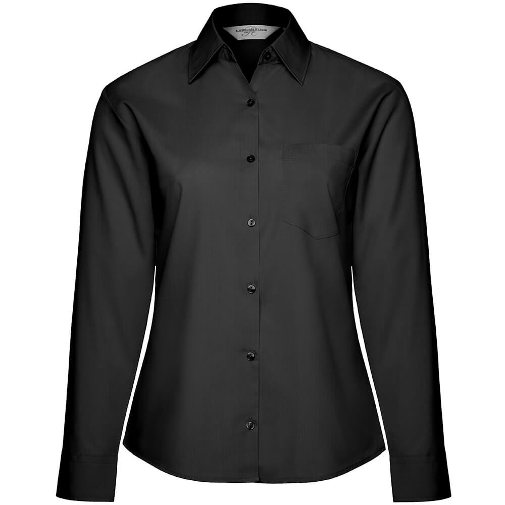 Frauen Langarm Popeline-Bluse in Übergröße Frauen Langarm Popeline-Bluse in Übergröße