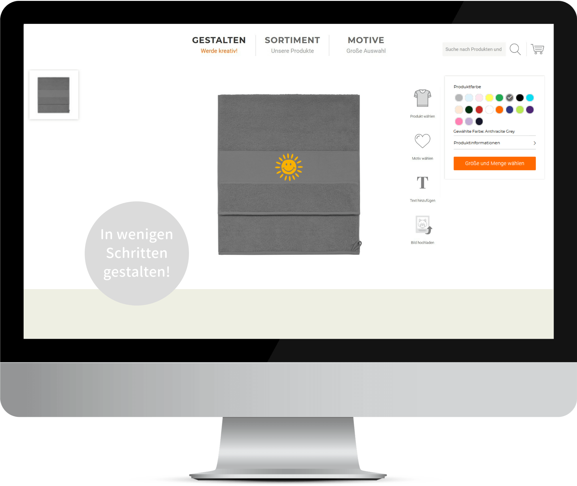 Jetzt Handtuch gestalten Wie kann man Handtücher selbst gestalten - Wähle Dein Handtuch zum Bedrucken