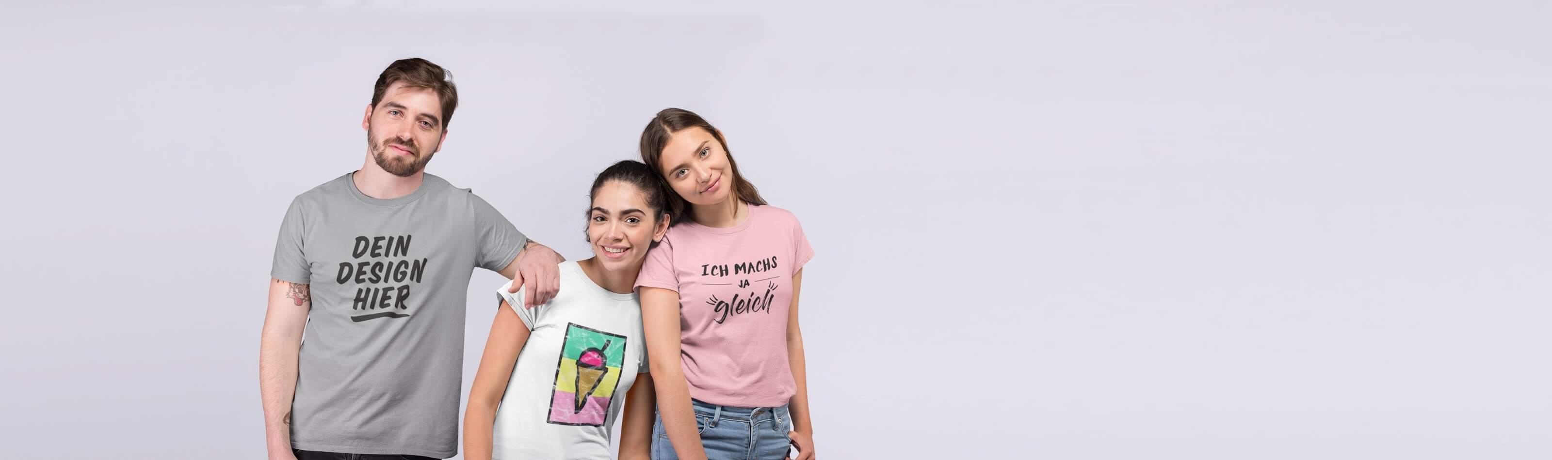 T-Shirts bedrucken mit Motiven und Sprüchen