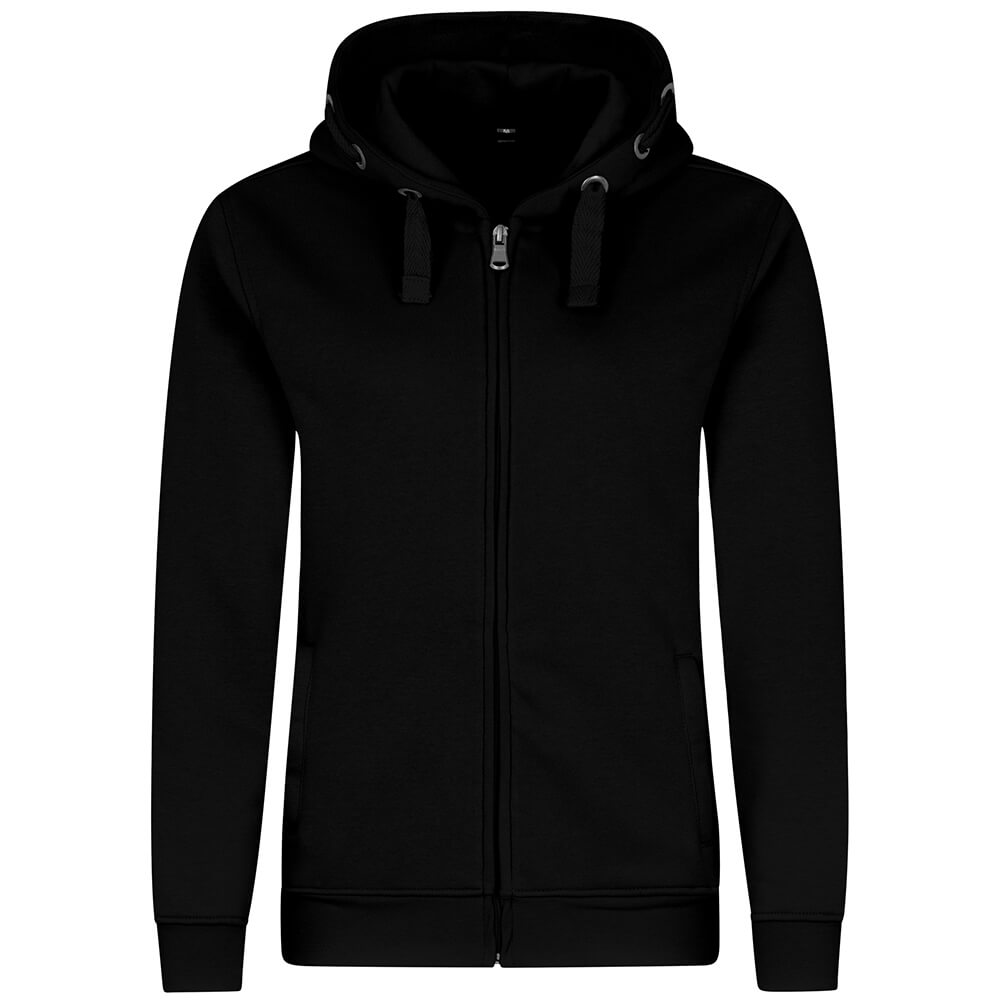 Frauen Premium Kapuzen-Sweatjacke 70/30 Mischgewebe in Übergröße