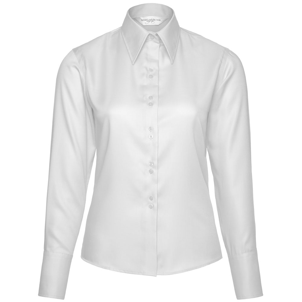 Frauen Langarmbluse in Übergröße - Absolut bügelfrei Frauen Langarmbluse in Übergröße - Absolut bügelfrei