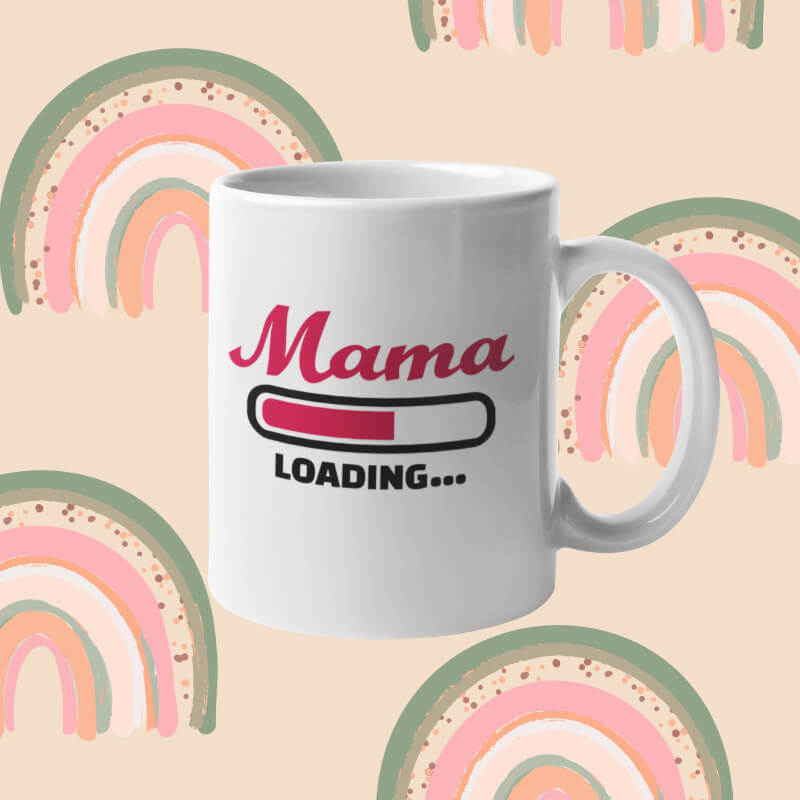 Tasse mit Motiv für Schwangere