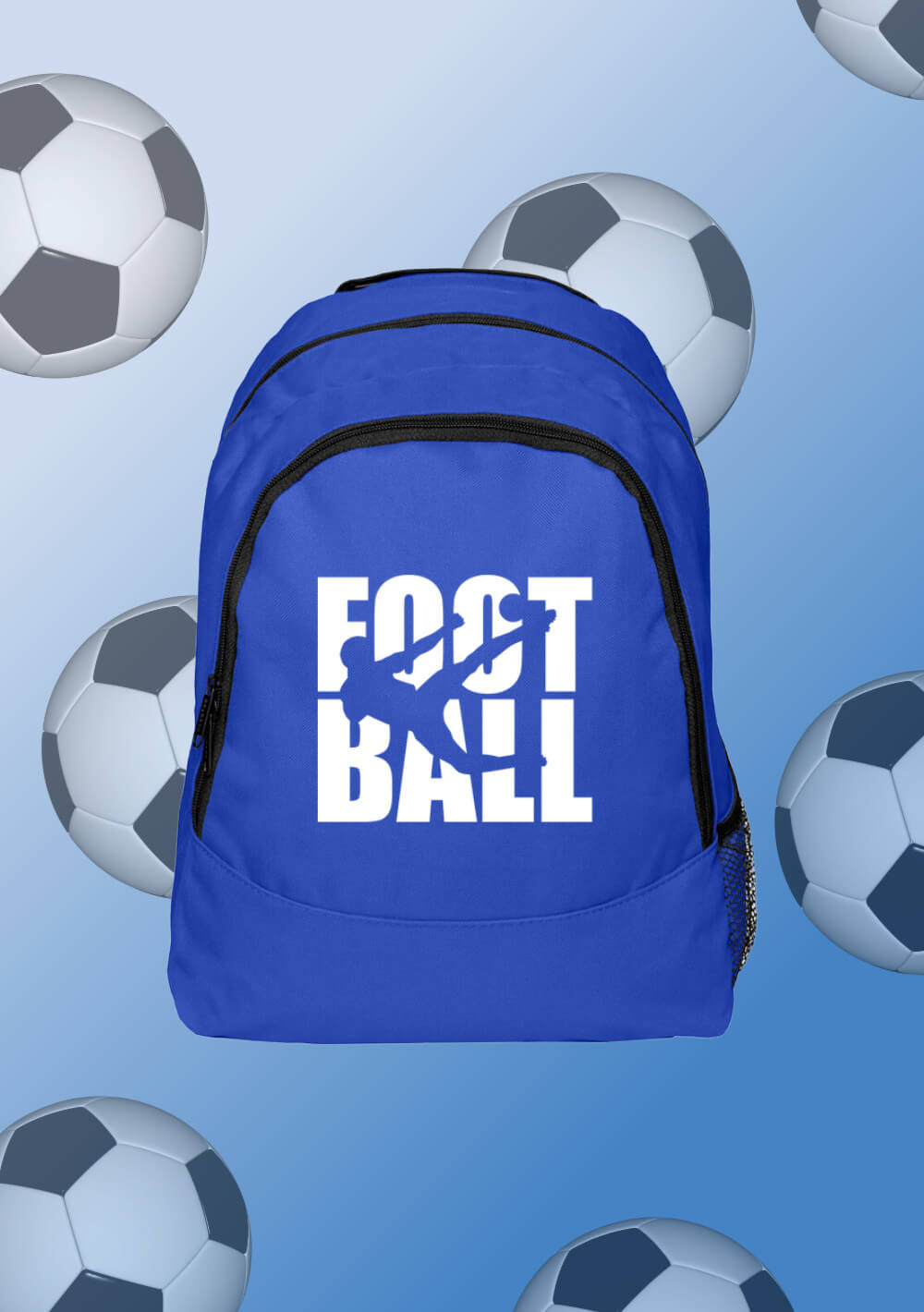 Rucksack mit Sport-Motiv bedruckt