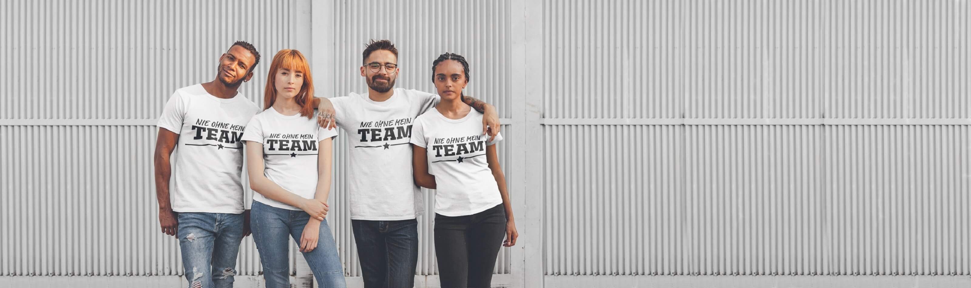 Team Shirts  - bedruckte Shirts für Dein Team