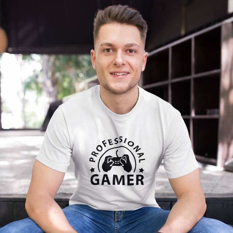T-Shirt mit Aufdruck für Gamer