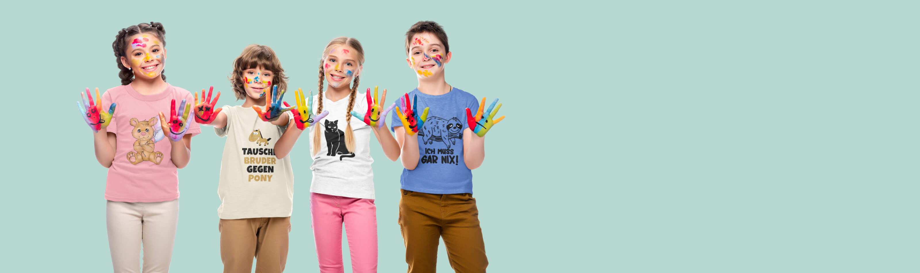 Kinderkleidung gestalten Kinderkleidung bedrucken mit Motiven und Fotos