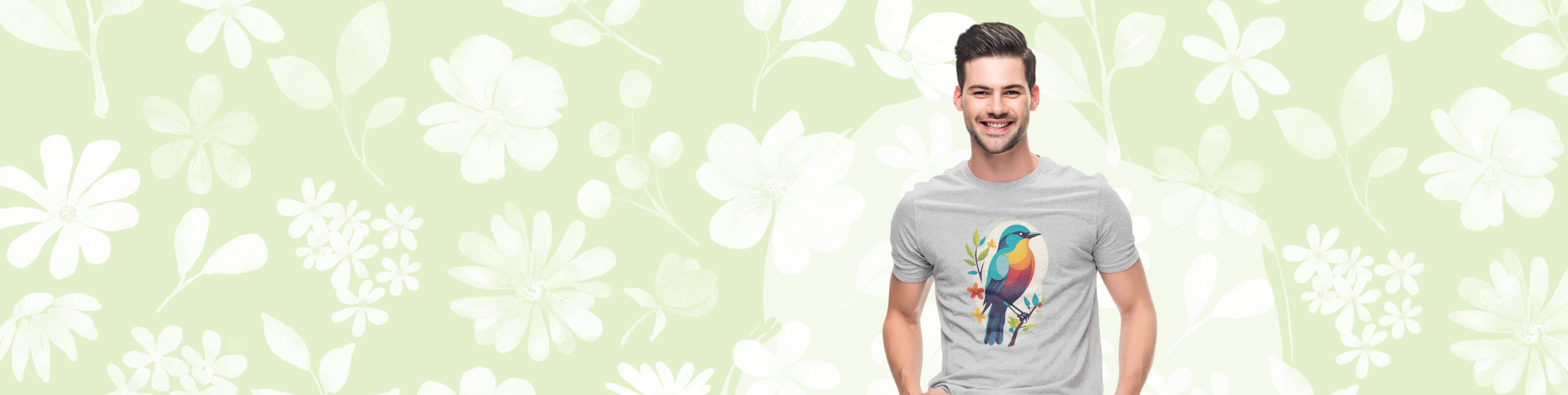 Frühlingshafte T-Shirts bedrucken lassen