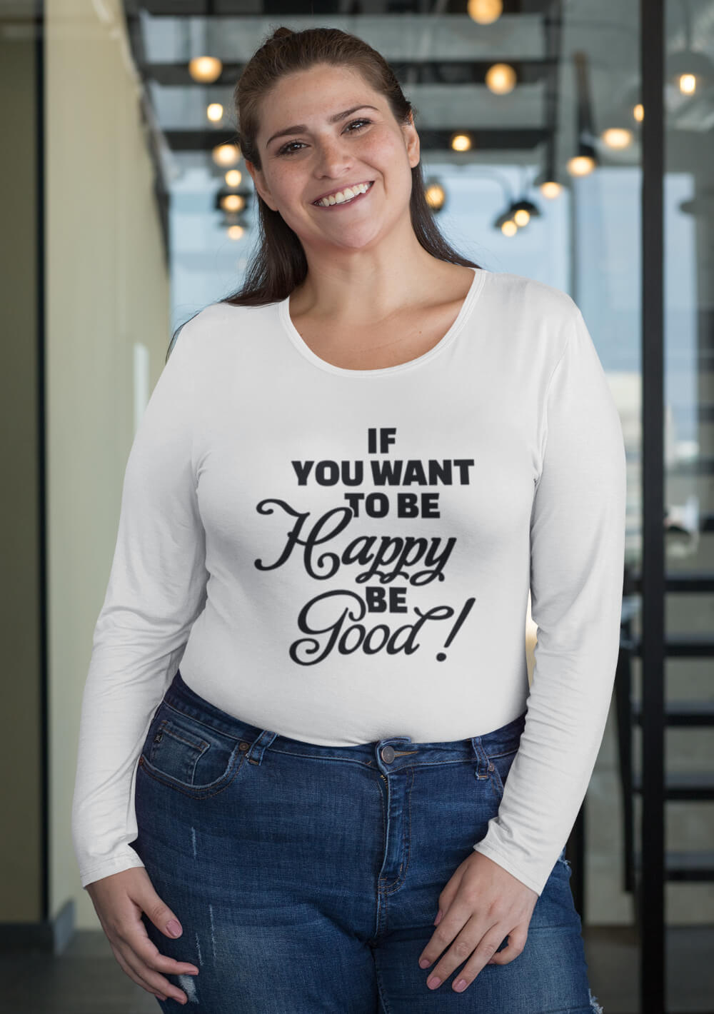 Langarmshirt bedrucken Große Größen bis 5XL