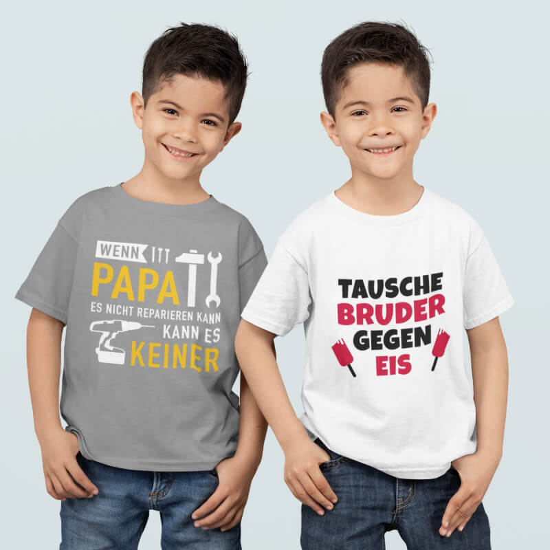 Bio Shirts für Kinder bedrucken