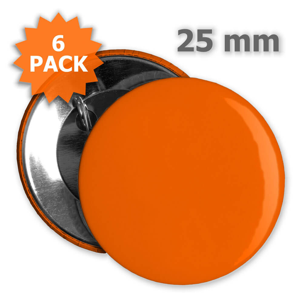 Button 25 mm - 6 Stück